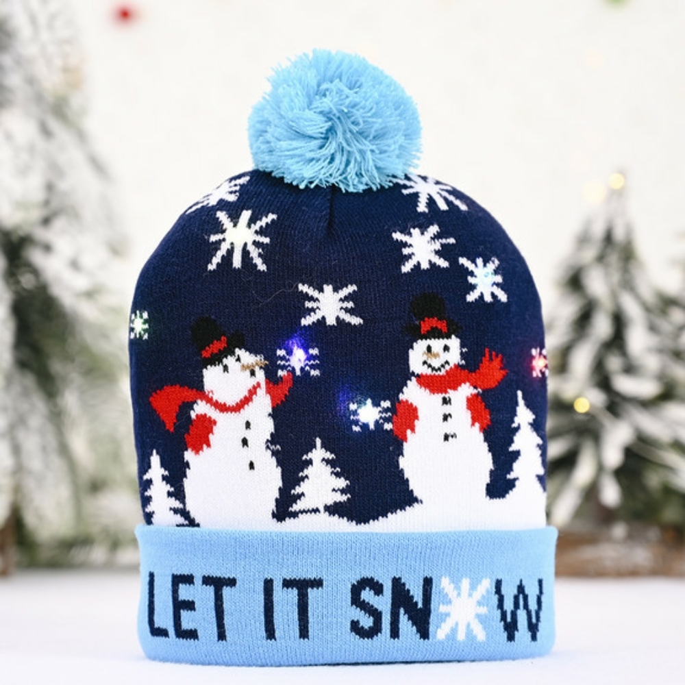 Let It Snow Light up hat - Picture 1 of 2